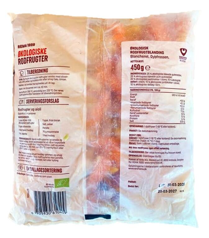 Økologiske rodfrugter REMA 1000