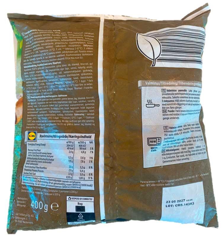 Mixed Vegetables Curry Freshona