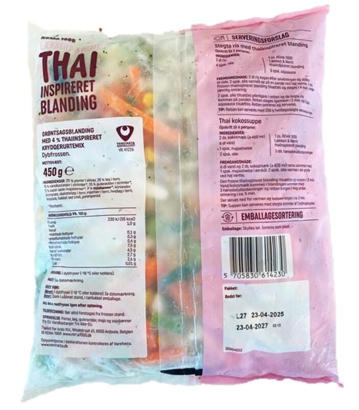 Lækkert & Nemt Thaiinspireret blanding REMA 1000