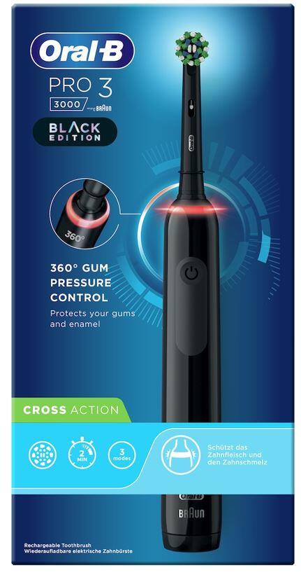 Pro 3 3000 CrossAction x2 Black Oral-B