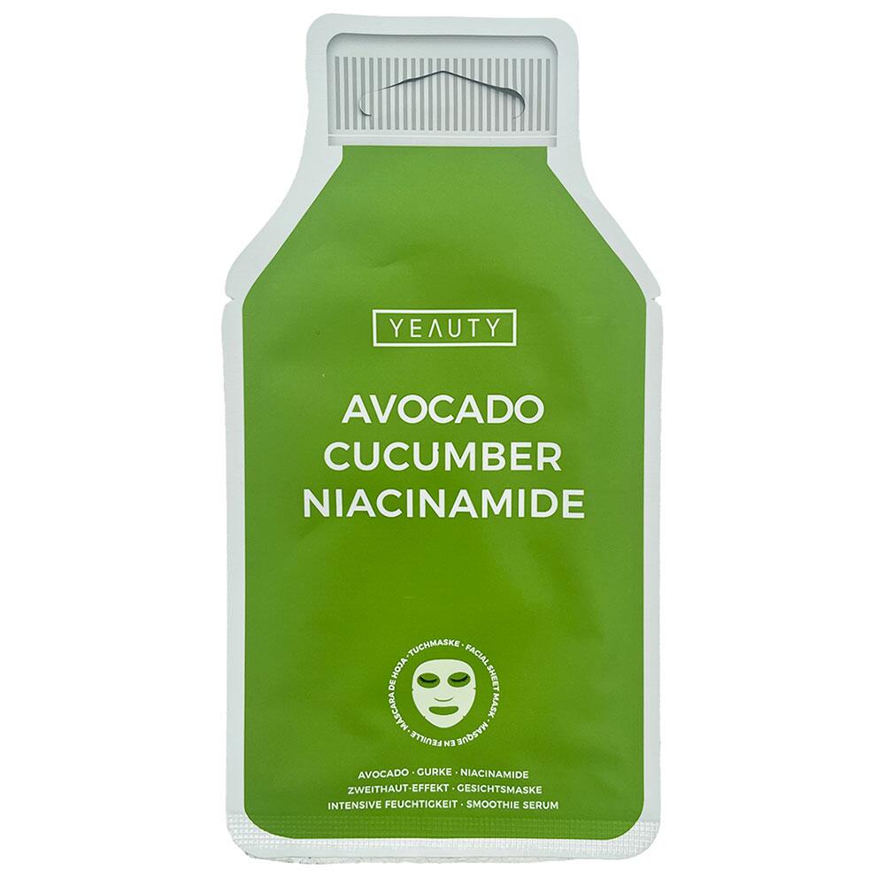 Avocado cucumber niacinamide sheet mask Yeauty
