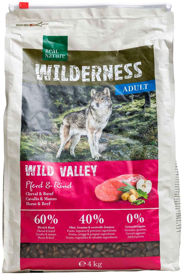 Wilderness adult wild valley horse & beef Real nature