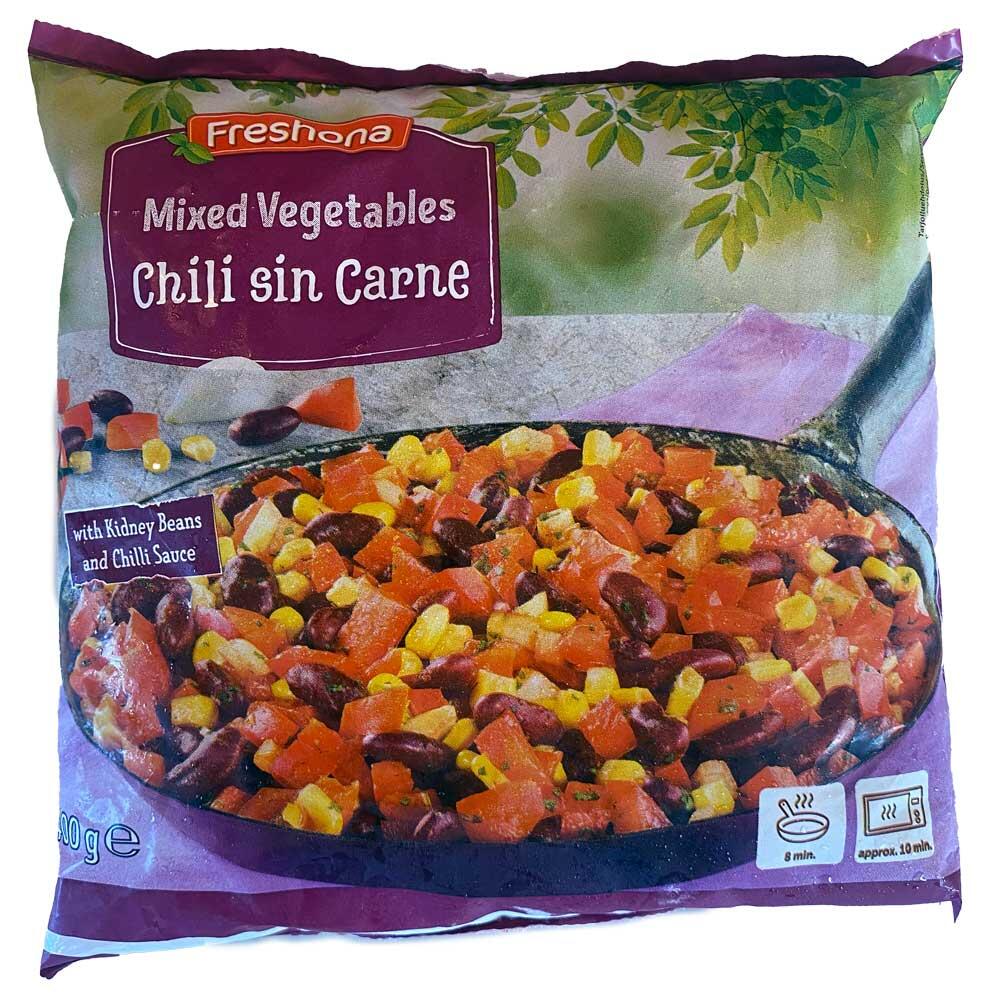 Mixed Vegetables Chili sin Carne Freshona
