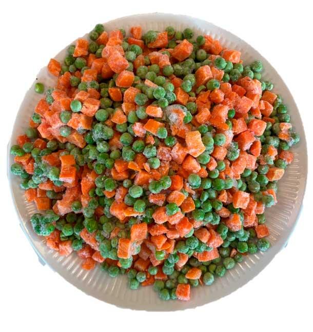Ærter og gulerødder First price
