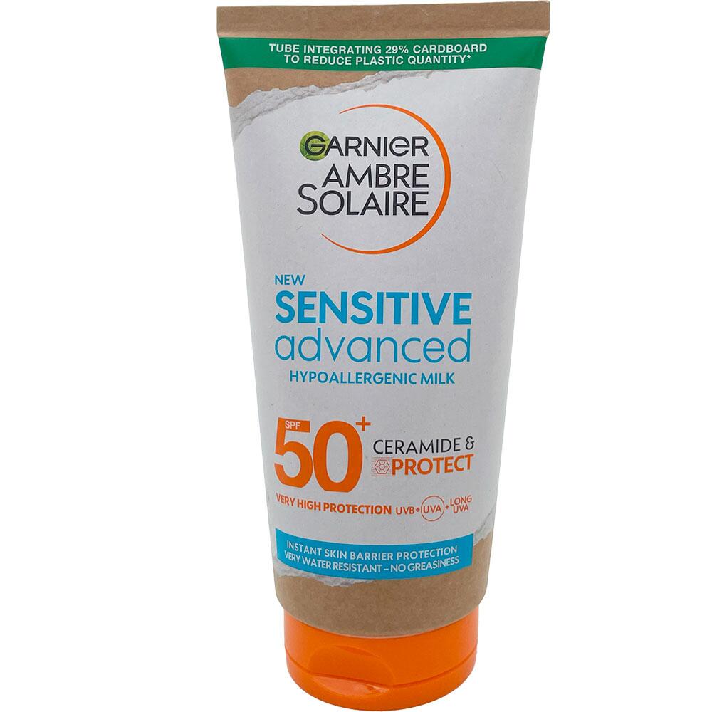 Sensitive advanced milk SPF 50+ Garnier Ambre Solaire