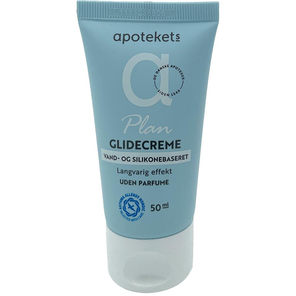 Plan glidecreme vand- og silikonebaseret Apotekets