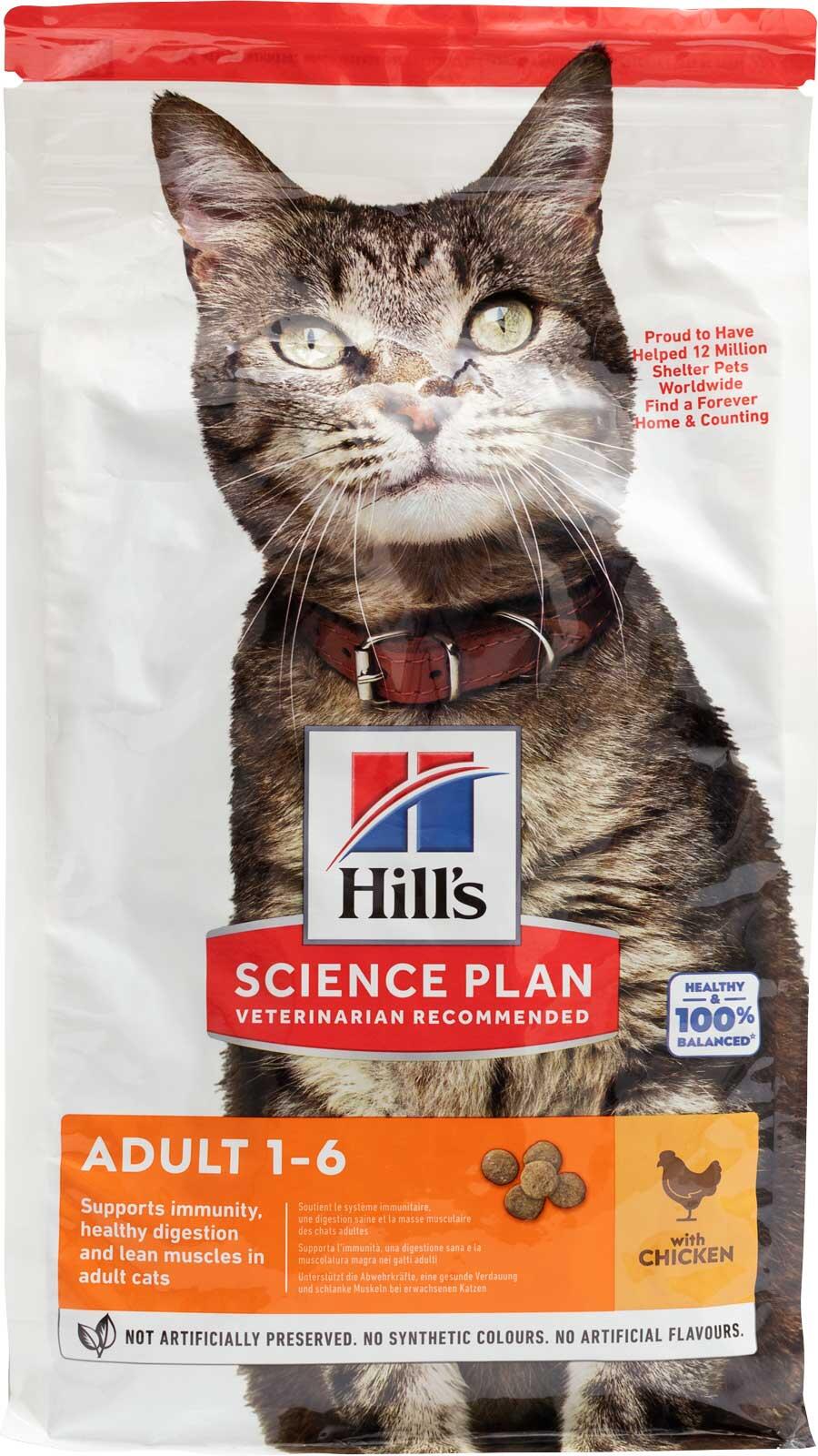 Adult 1-6 with chicken Hills Science Plan