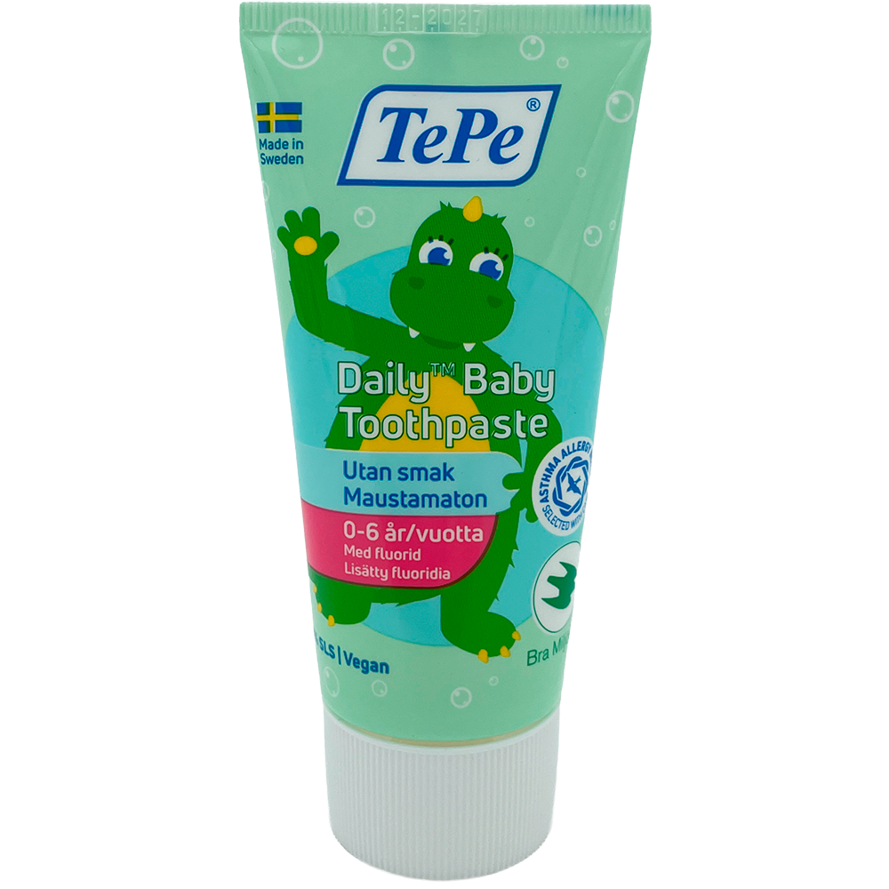Daily baby toothpaste 0-2 years uden smag TePe
