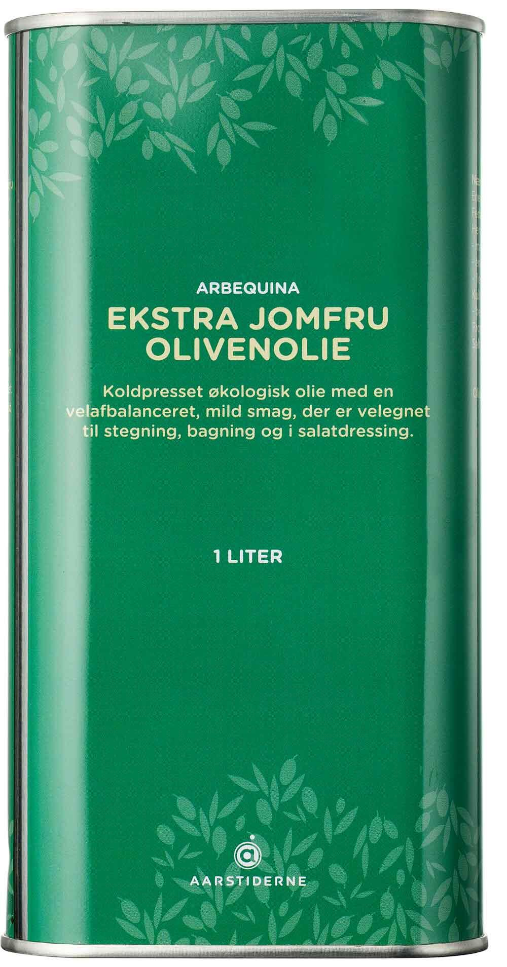 Arbequina Ekstra Jomfru Olivenolie Aarstiderne