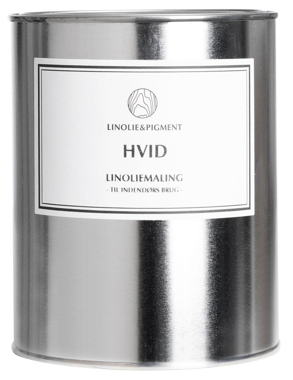 Hvid linoliemaling indendørs Linolie&Pigment