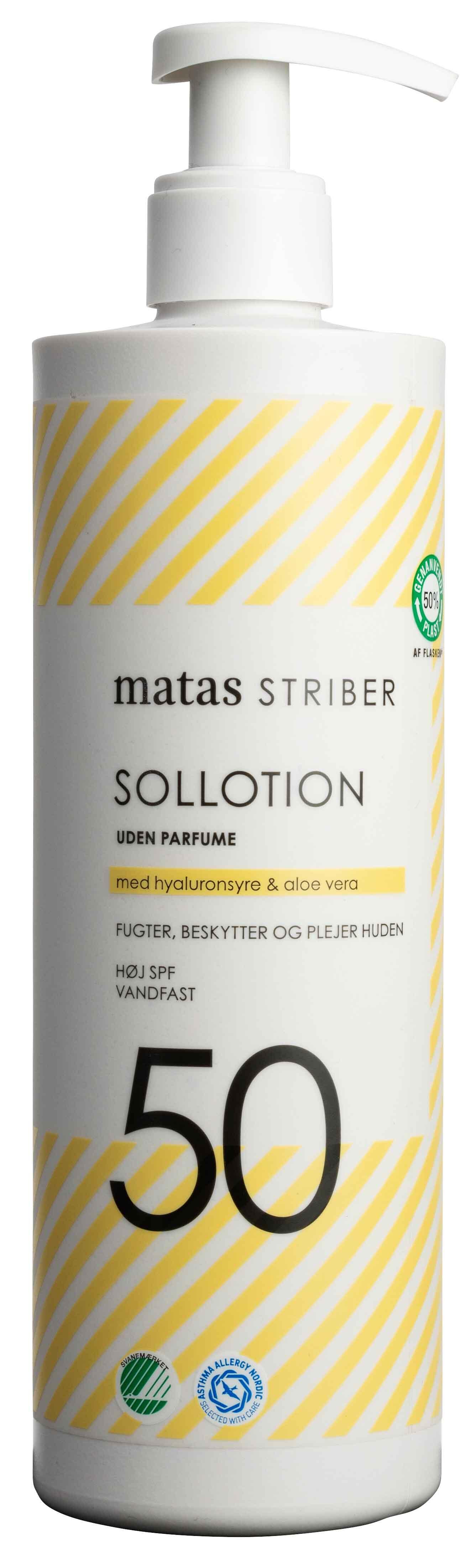 Sollotion Uden Parfume SPF50 Matas Striber