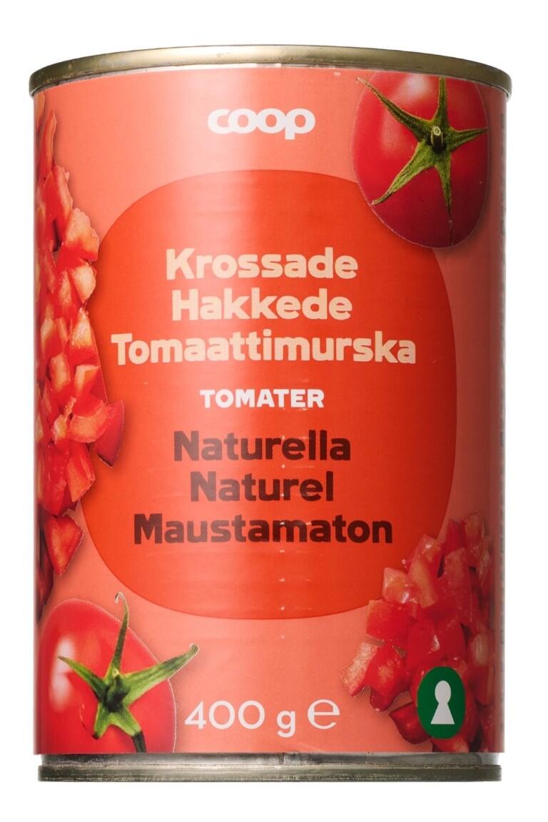 Hakkede tomater Coop