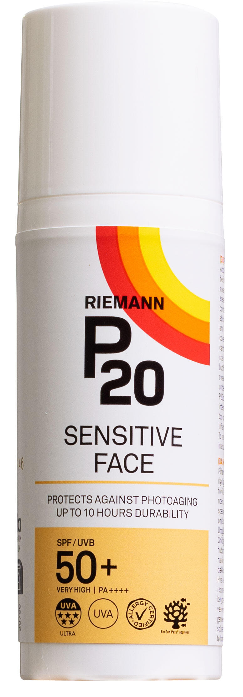 Sensitive face SPF 50+ Riemann P20