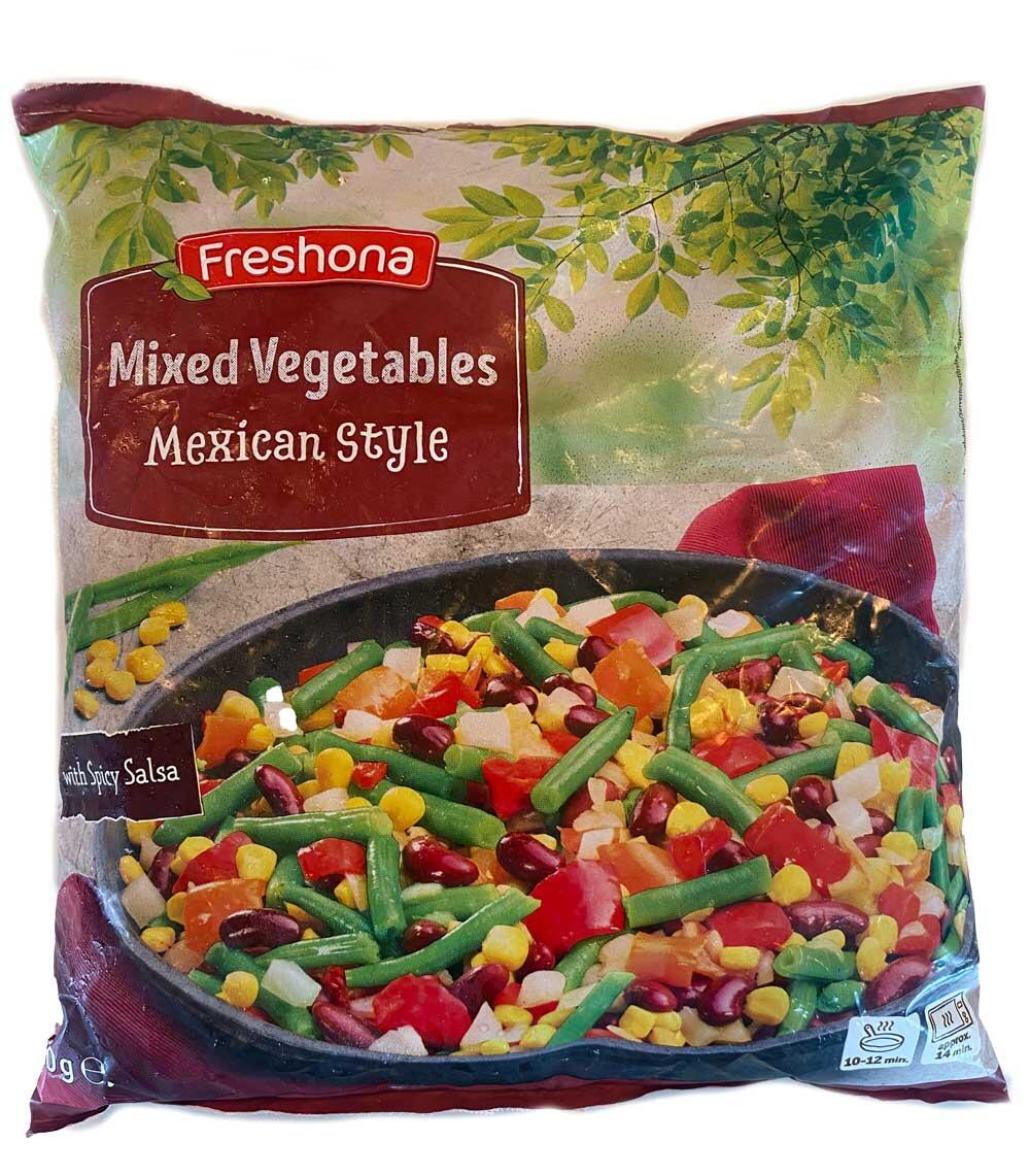Mixed Vegetables Mexican Style Freshona