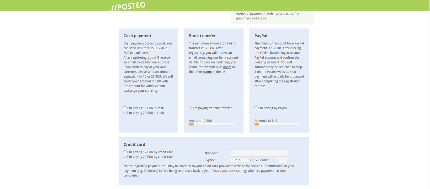Emailudbyder Posteo