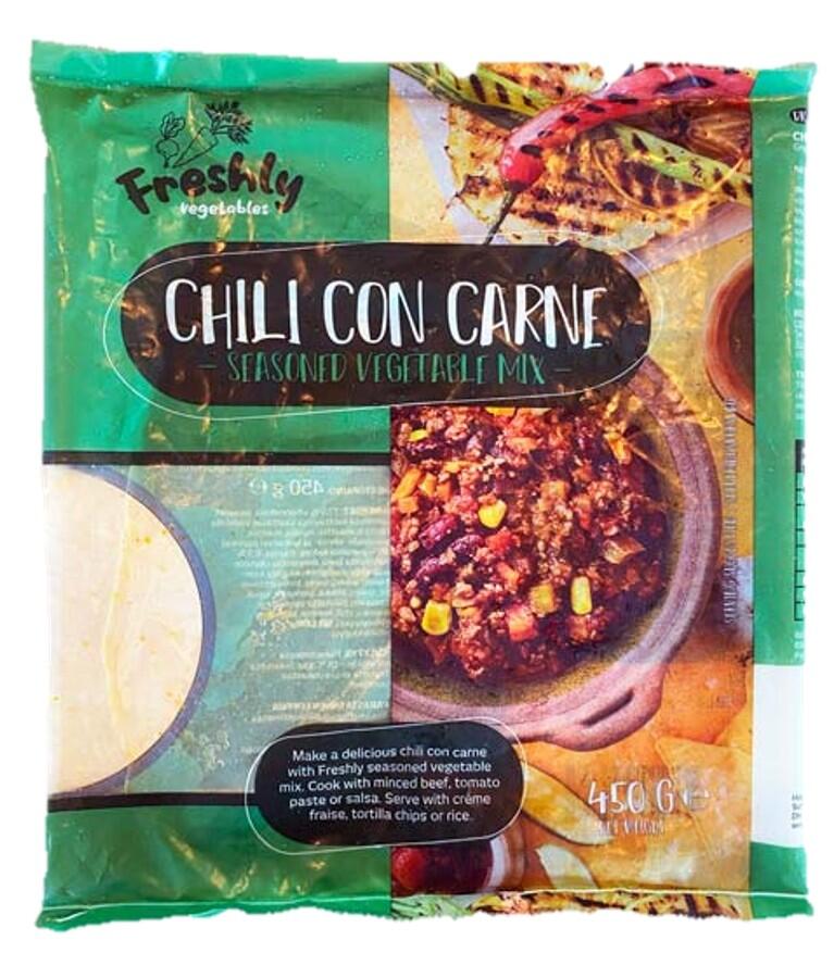 Chili con Carne - seasoned vegetable mix Freshly vegetables