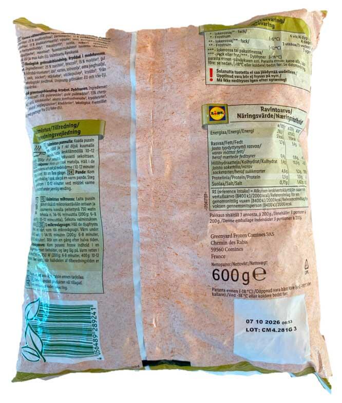 Øko Vegetable Pan Mediterranean Style Freshona