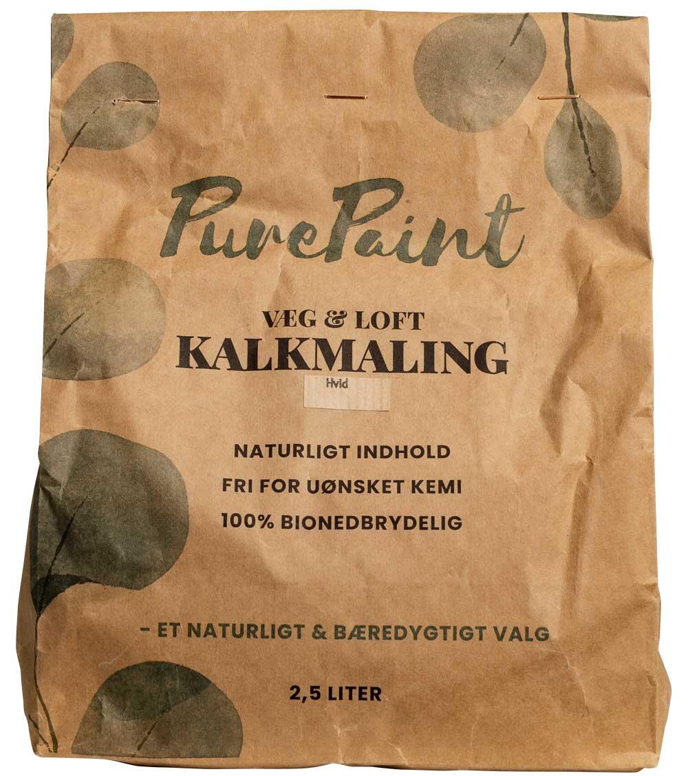 Væg og loft kalkmaling hvid Purepaint