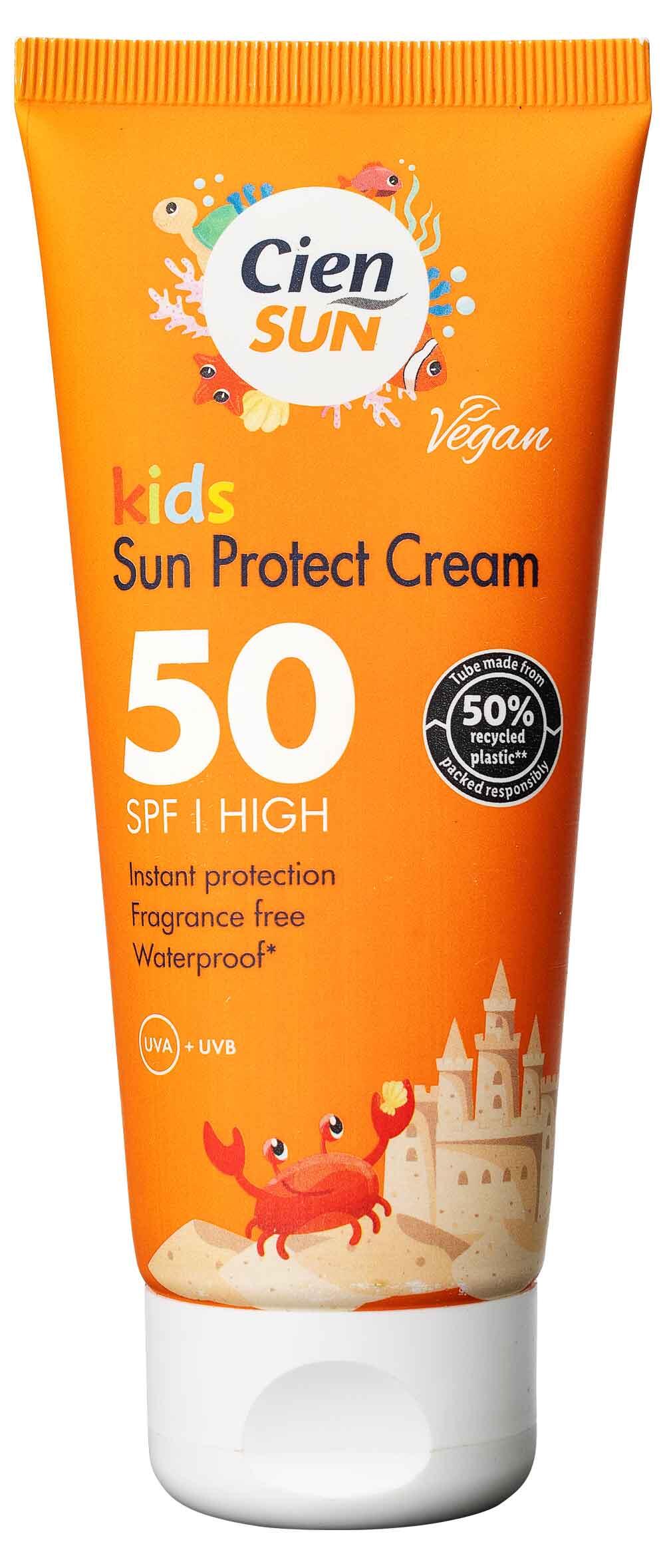 Kids sun protect cream SPF 50 Cien sun (Lidl)