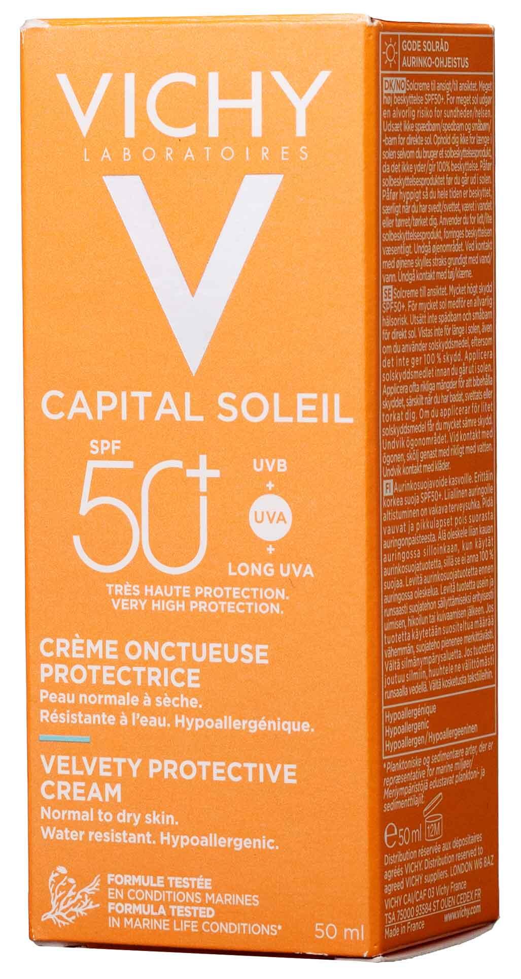 Capital soleil Velvety protective cream SPF 50+ Vichy