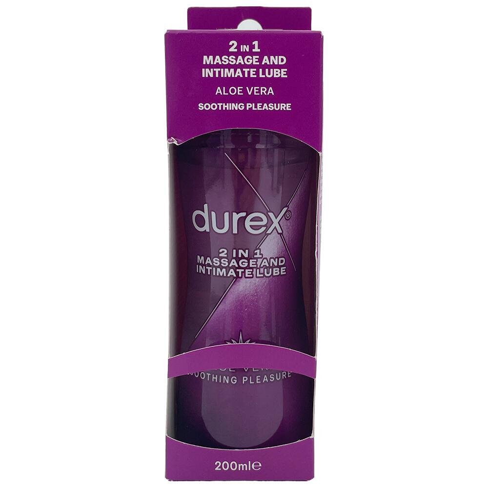 2in1 massage and intimate lube aloe vera Durex