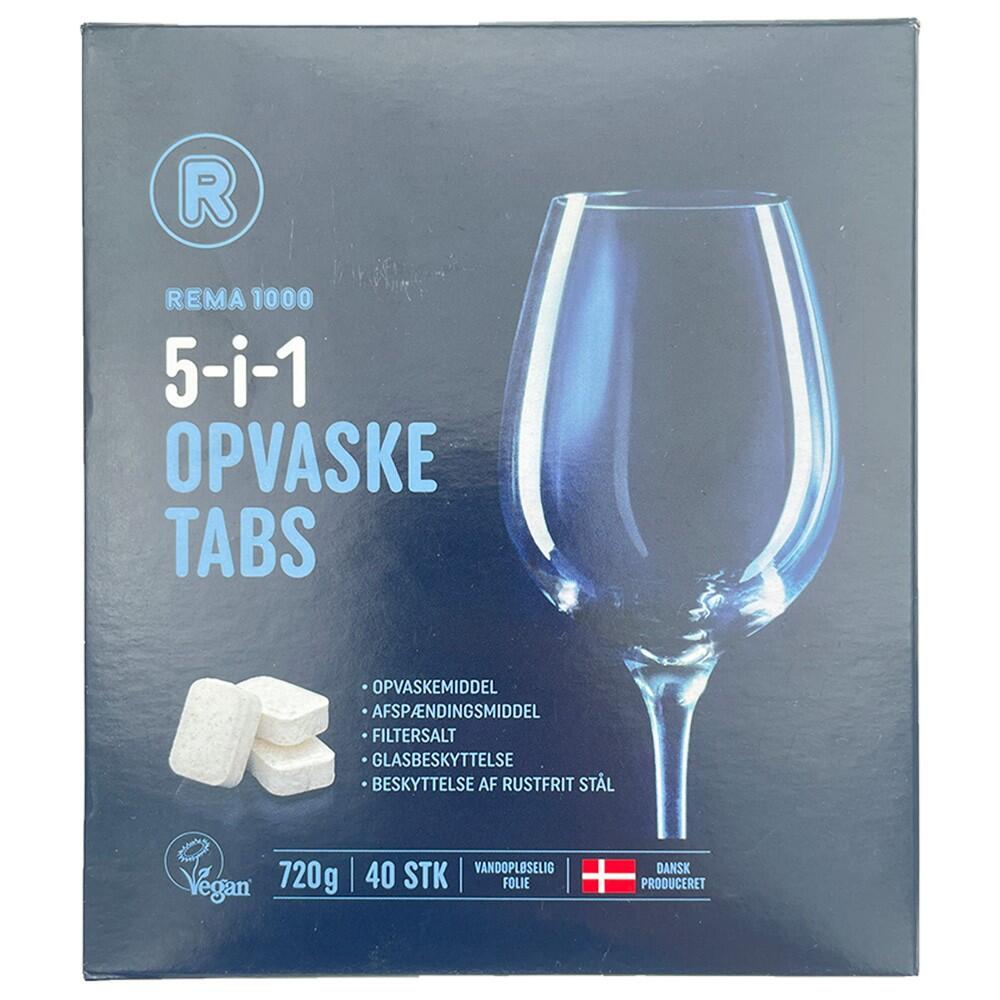 5-i-1 opvaske tabs Rema 1000