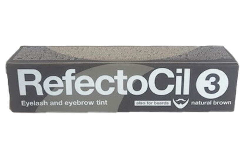 Eyelash and eyebrow tint; No. 3 natural brown RefectoCil