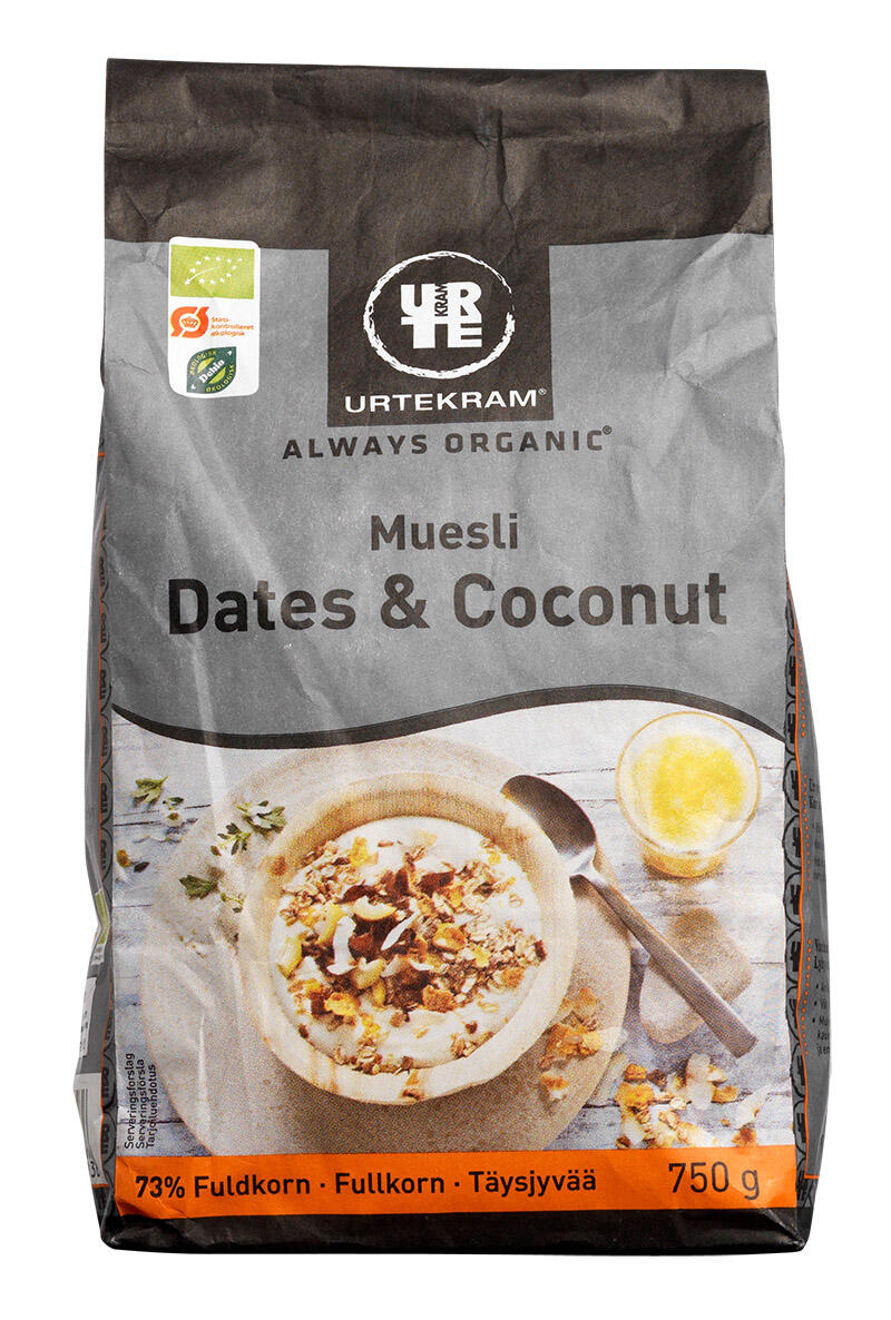 Muesli dates and coconut Urtekram