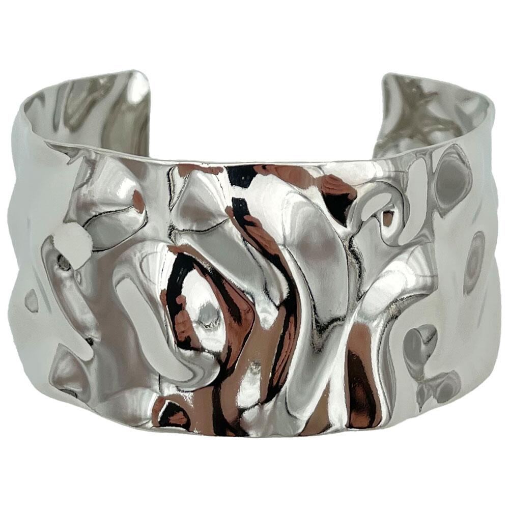 Metalic texture bangle Shein