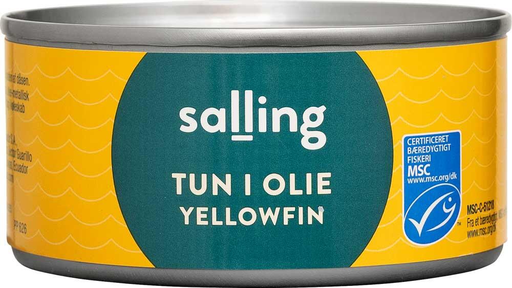Tun i olie yellowfin Salling