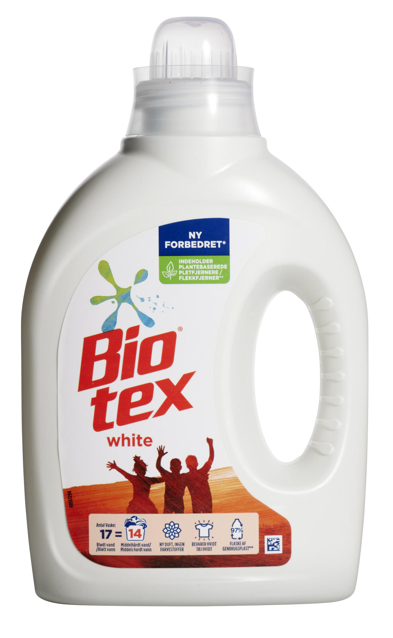 White flydende vaskemiddel Biotex