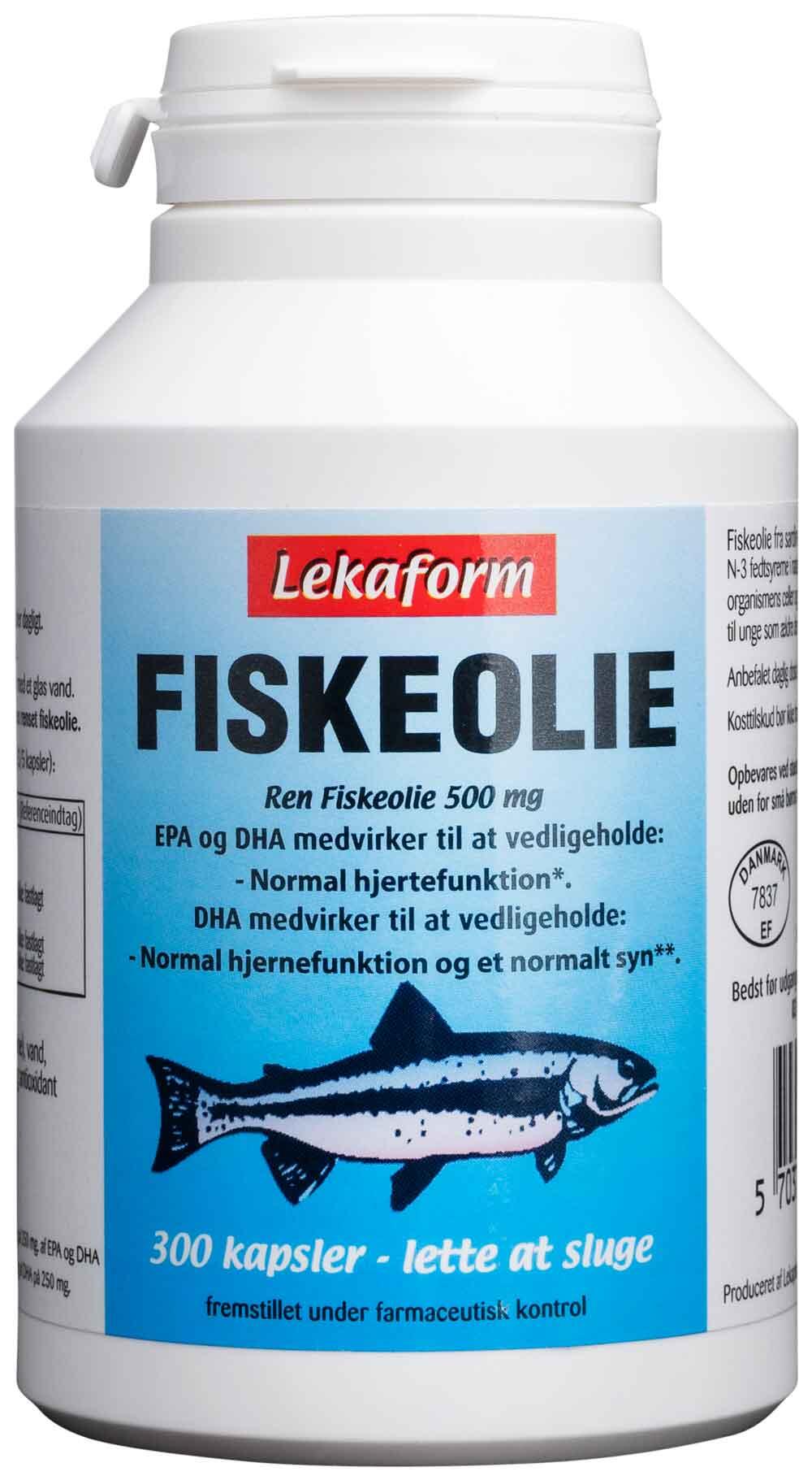 Fiskeolie Lekaform