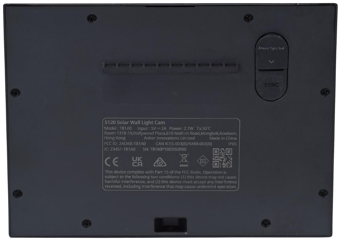 Solar Wall Light Cam S120 Eufy