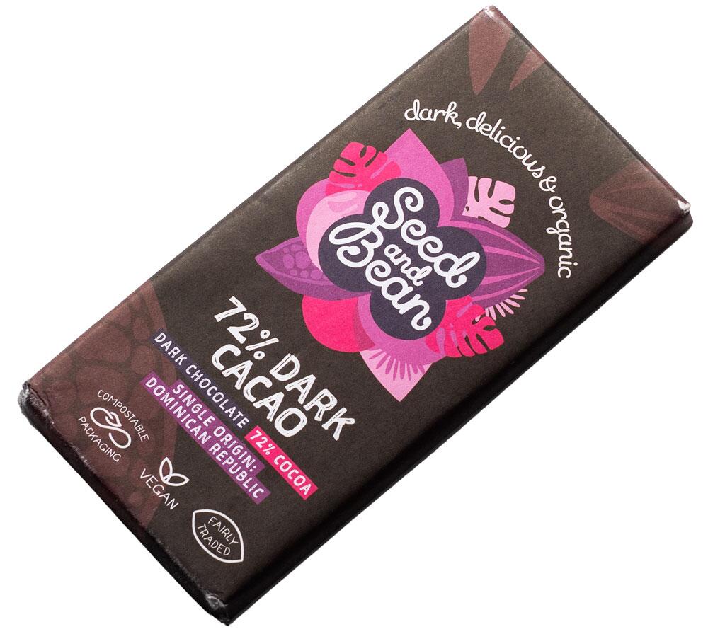 72% Dark Cacao Seed and Bean