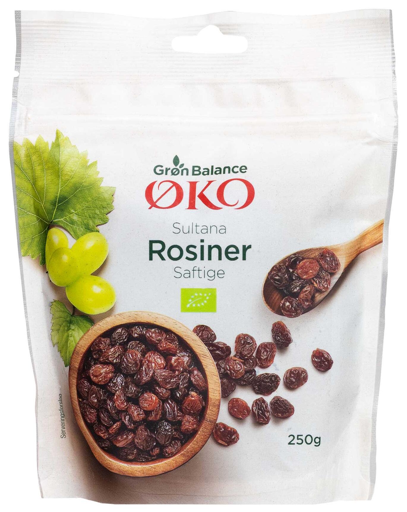 Øko Sultana Rosiner Grøn Balance
