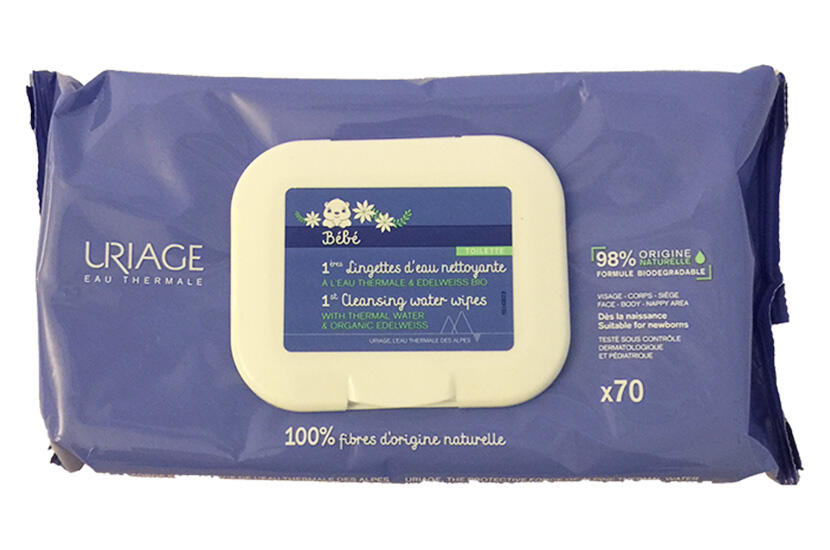 1st cleansing water wipes Uriage