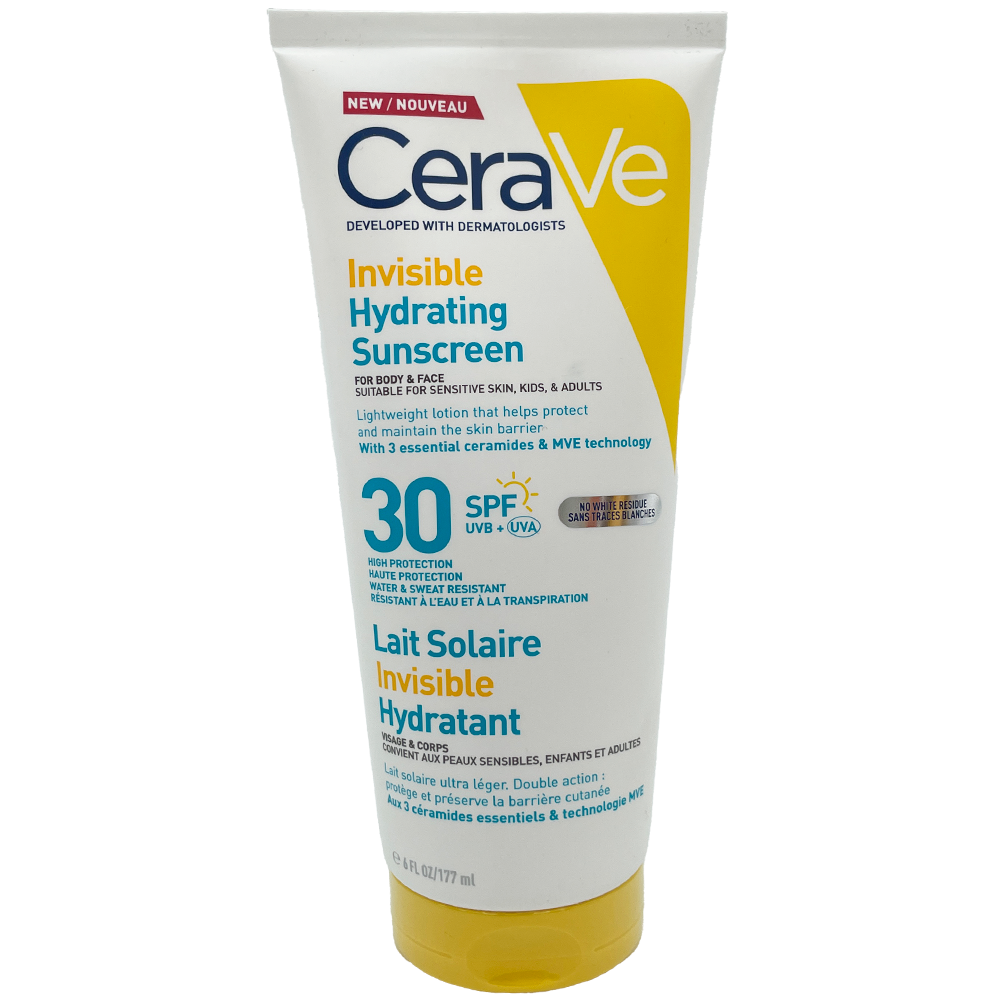 Invisible hydrating sunscreen SPF 30 CeraVe