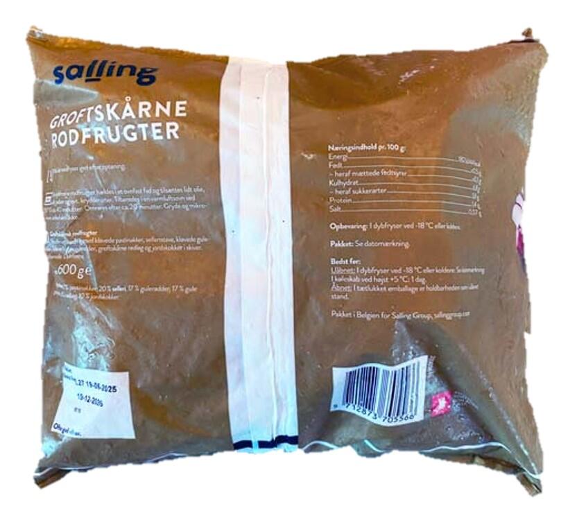 Groftskårne rodfrugter Salling