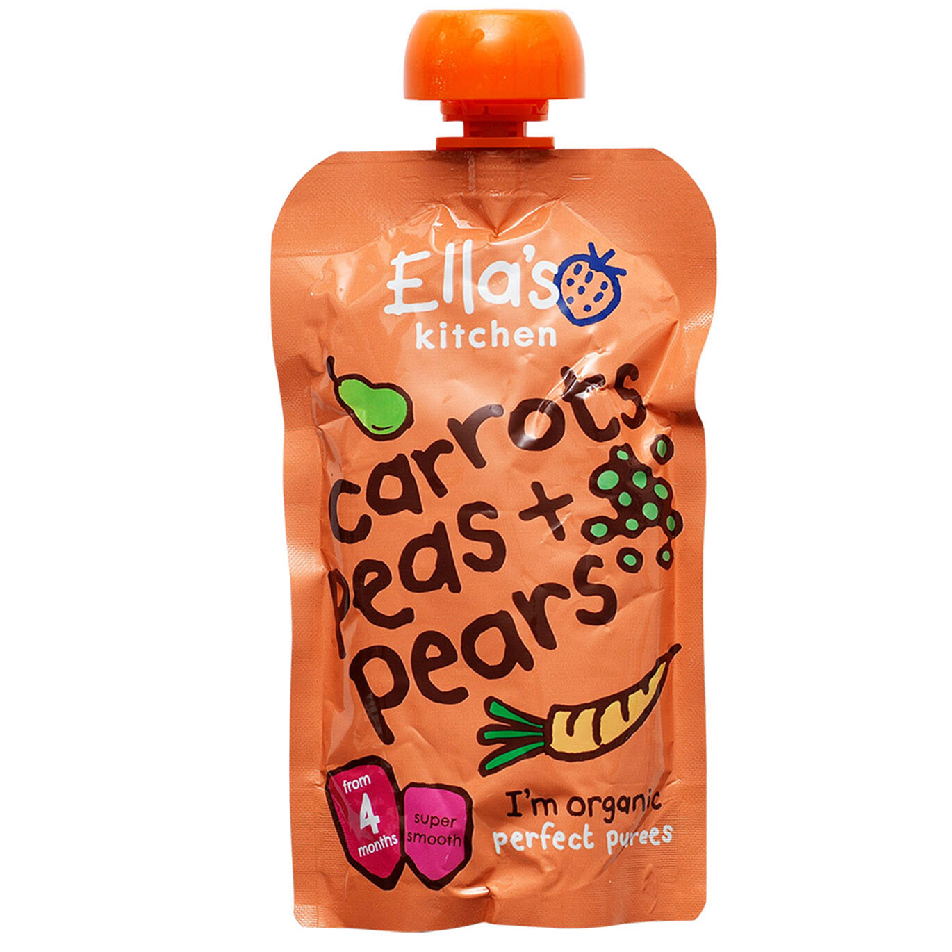 carrots, peas + pears Ella's kitchen