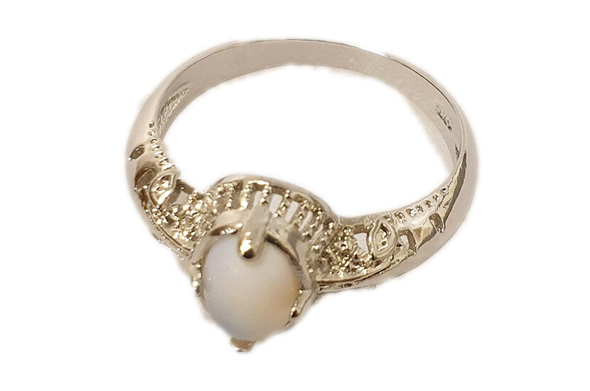 Vintage Women Jewelry Moonstone 925 Sterling Silver Ring Wish