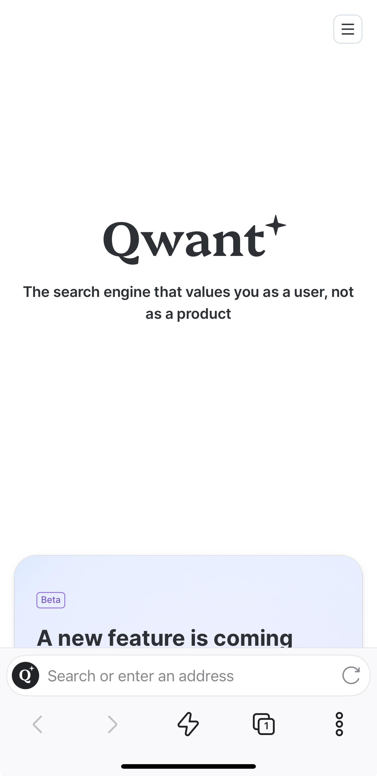 Søgemaskine Qwant
