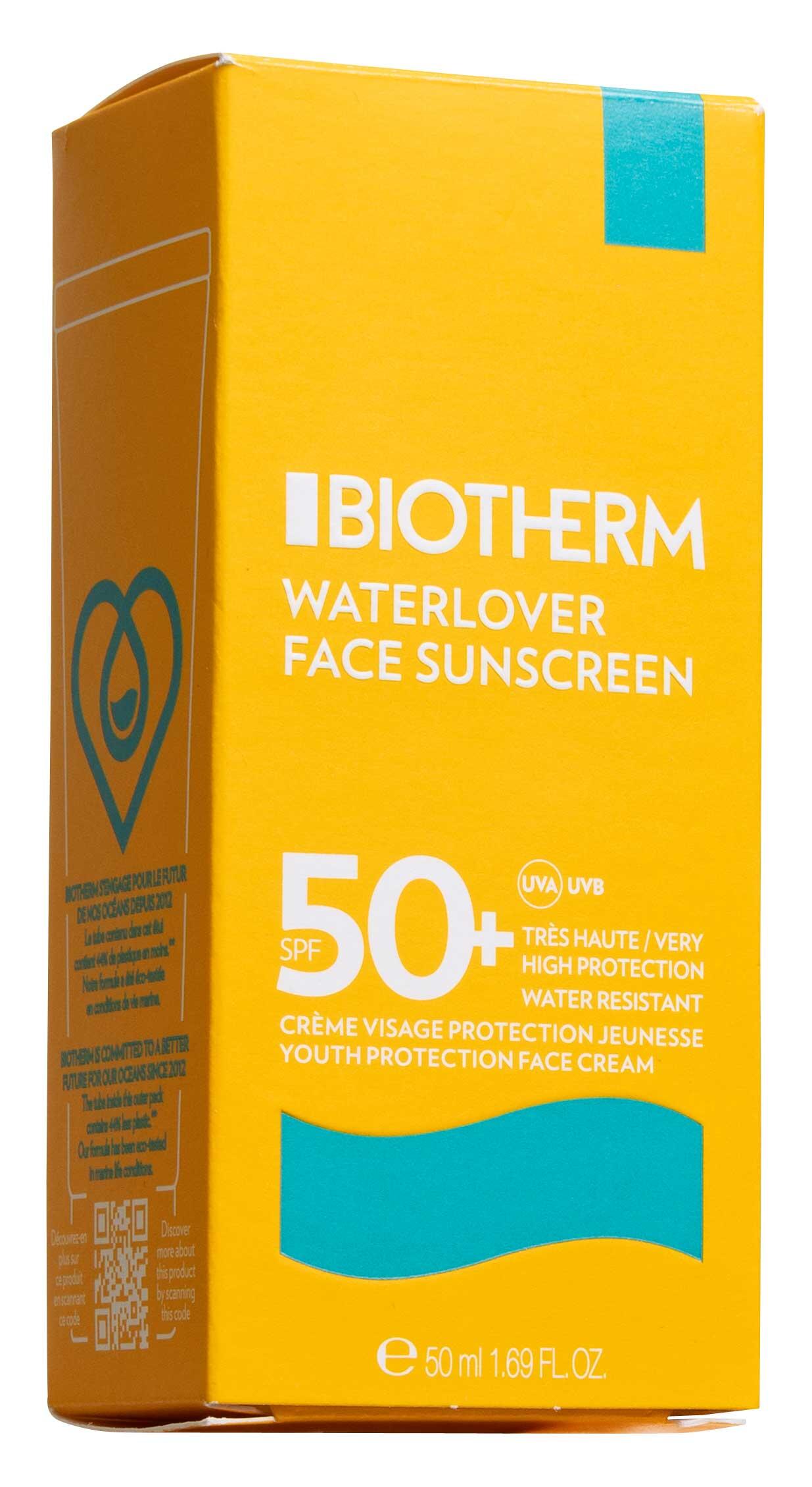 Waterlover face sunscreen SPF 50+ Biotherm