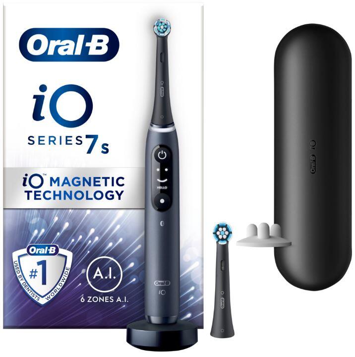 iO-7s (+ 1x Gentle Care) Black Oral-B