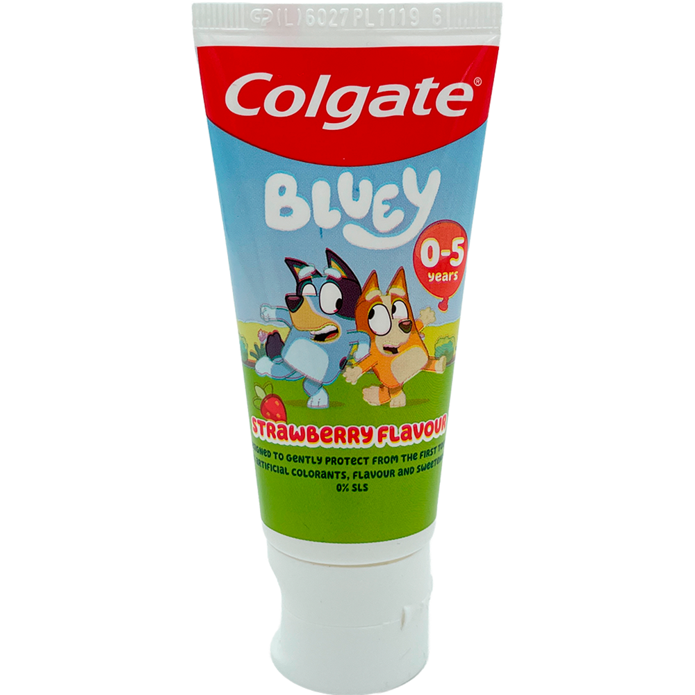 Bluey strawberry toothpaste 0-5 years Colgate