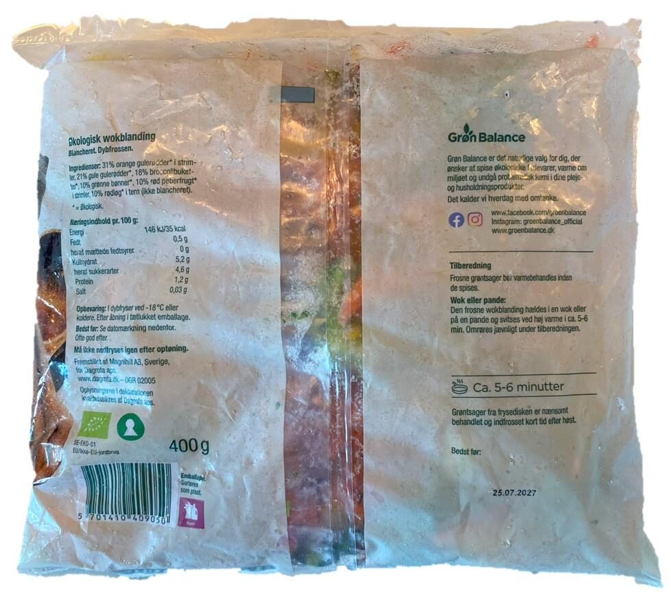 Blandet wokgrønt Grøn balance Øko