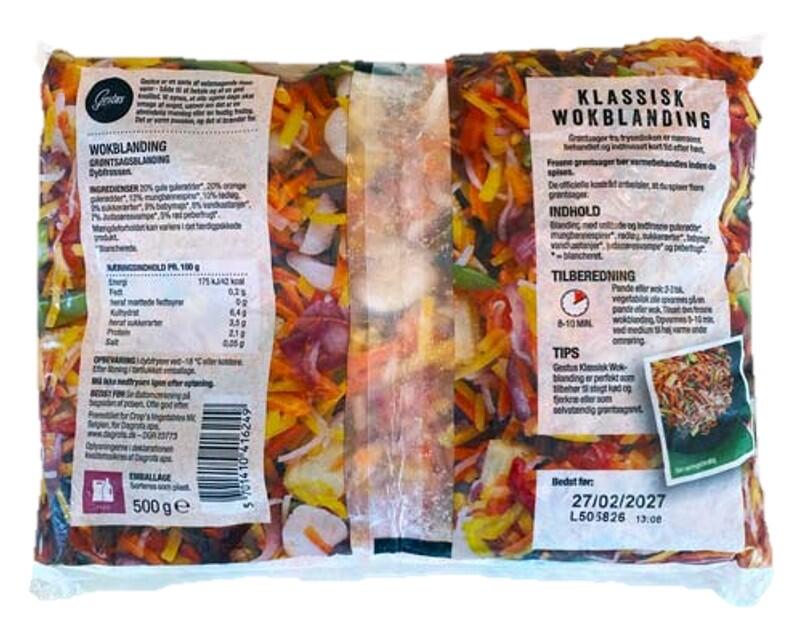 Klassisk wokblanding Gestus