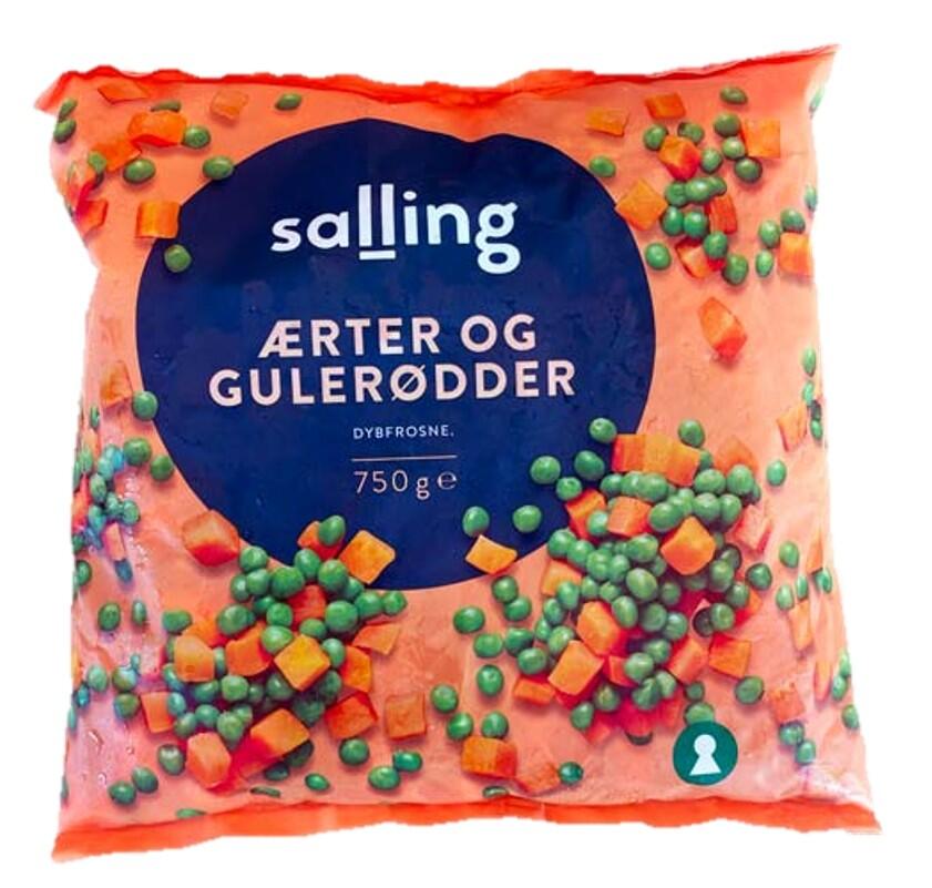 Ærter og gulerødder Salling
