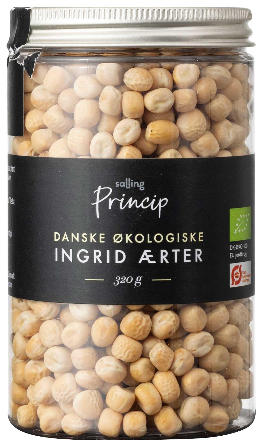 Danske økologiske Ingrid ærter Salling Princip