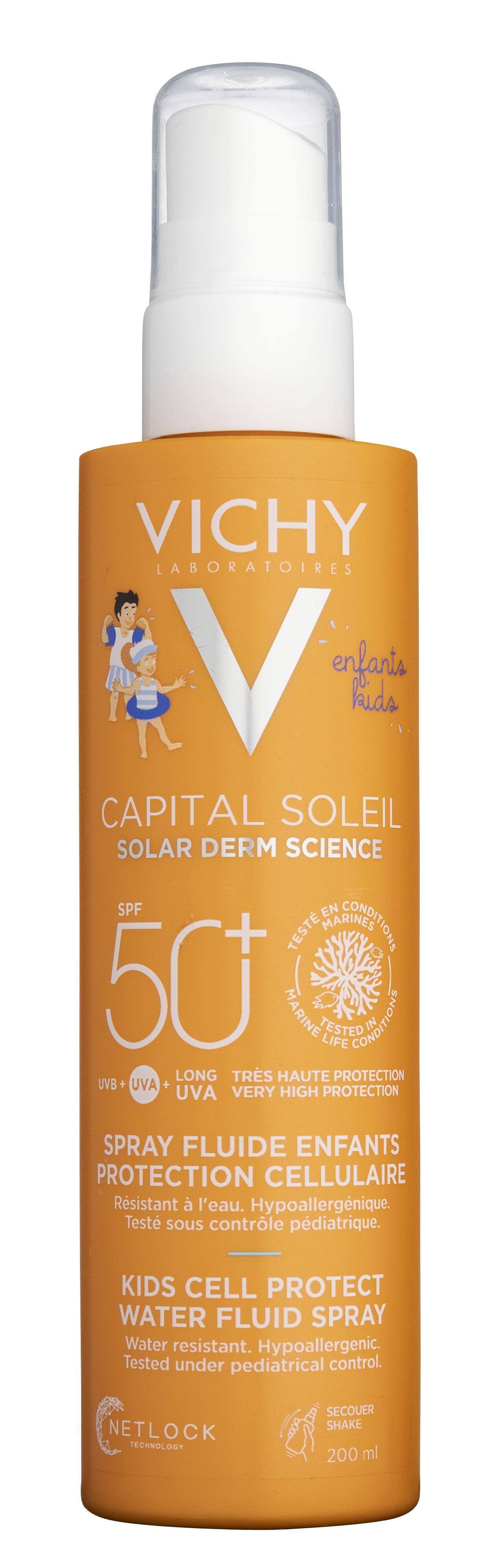 Kids cell protect water fluid spray SPF 50+ Vichy