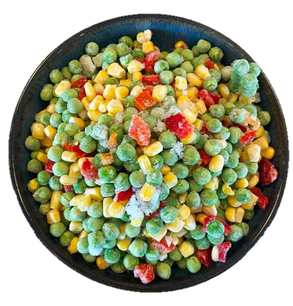 Ærter, majs, peberfrugt Coop